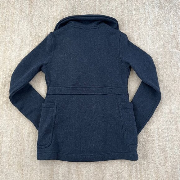 Patagonia Blue Better Sweater Pea Coat Double Breasted Jacket S - Picture 4 of 9